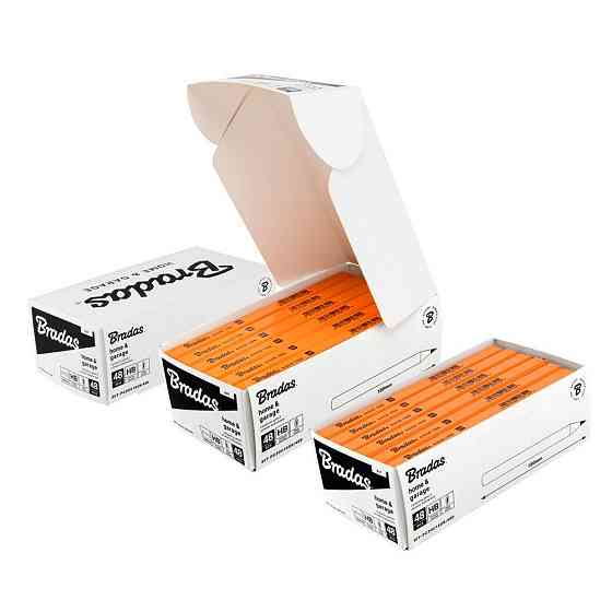 Олівець будівельний, HB 180мм, OCTAGON, помаранчевий, DIY-PC2OC18OR/48D Київ