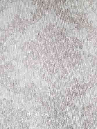 Обои виниловые на флизелине Rasch Ornament 1.06х10 вензеля завитки коричнево кремовые на розовом 973129 Киев