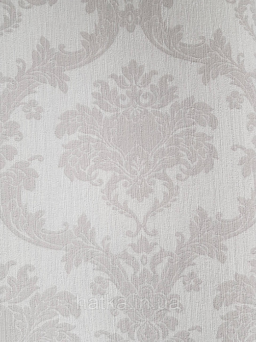 Шпалери вінілові на флізелін Rasch Ornament 1.06х10 вензелі завитки коричнево кремові на рожевому 973129 Київ - фото 5