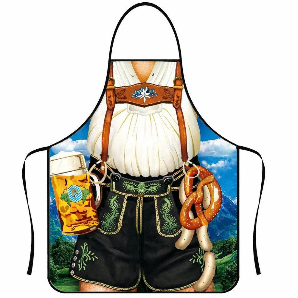 Фартук с приколом мужской кухонный в немецком стиле Oktoberfest 75 на 60 см разноцветный Киев - изображение 2