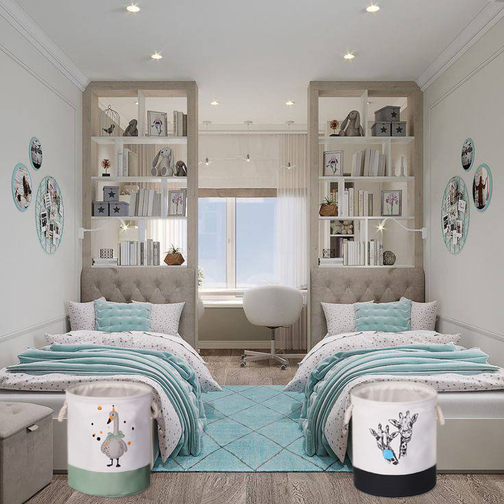 Корзина для Іграшок і Білизни Органайзер Lovely Svi 45 х 35 см Два Жирафа Киев - изображение 4