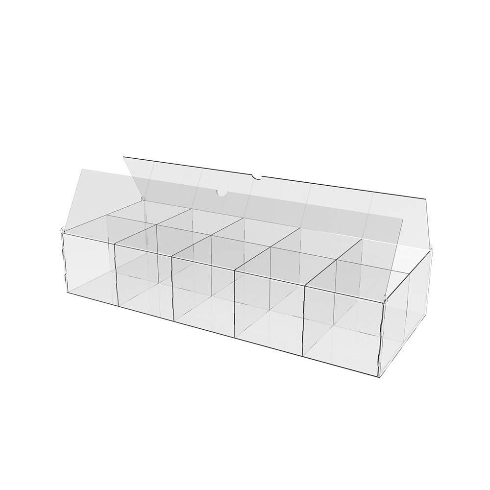 Коробка акрилова EKOSTAR 616х254х132 з кришкою Київ - фото 3