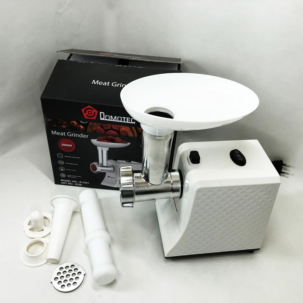 Бытовая универсальная мясорубка Domotec, Мясорубка для профессиональной кухни, Мясорубки для кафе WZ-74 Львов - изображение 2