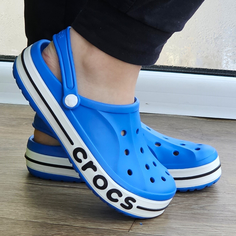 Жіночі Крокси Блакитні капці CROCS Сині Шльопанці (розміри: 34,36) Дніпро - фото 1