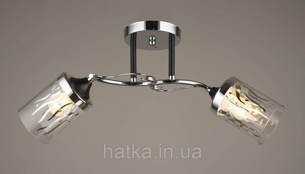 Потолочная люстра Sirius B C1412/2 BK+CH Киев - изображение 1