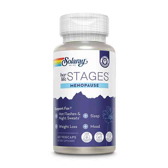 Комплекс для жінок під час менопаузи Solaray Womens Health Menopause 60 vcaps Київ