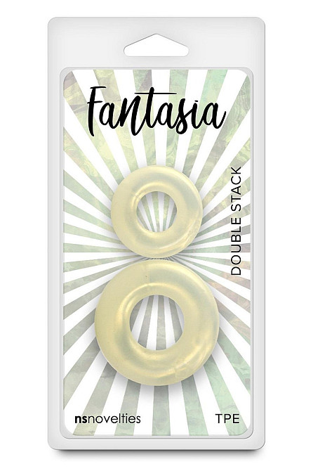 Эрекционные кольца NS Novelties Fantasia прозрачные, 2 шт Sex Aura Киев - изображение 3