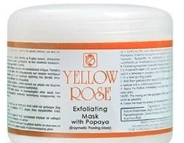 Відлущуюча маска з папаєю Exfoliating mask with papaya Yelow rose 25 мл Дніпро - фото 1