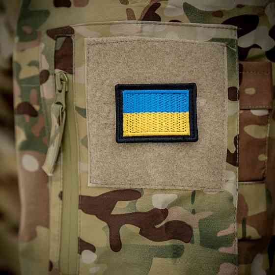 Шеврон на липучці Flag of Ukraine "Флаг України" (Патч, Нашивка, емблема) Нововолинськ