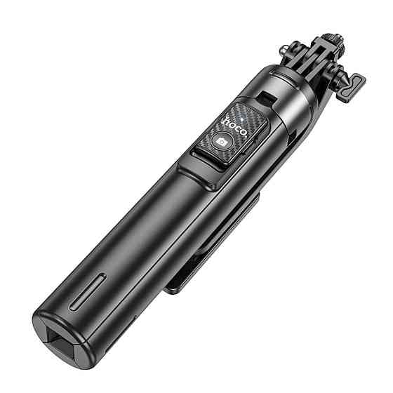 Селфі-монопод HOCO K21 Stream aluminum alloy live broadcast holder Black 6942007609975 Одеса