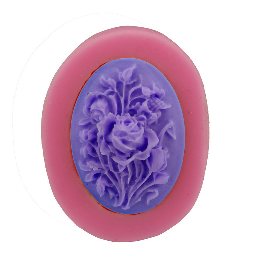 Молд маленький Роза 36 на 45 мм розовый Киев - изображение 6