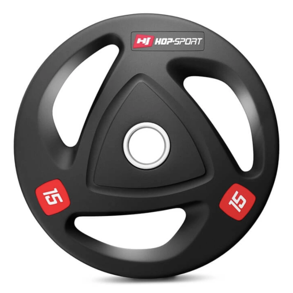 Набір дисків олімпійських Hop-Sport 2 х 15кг Киев - изображение 2