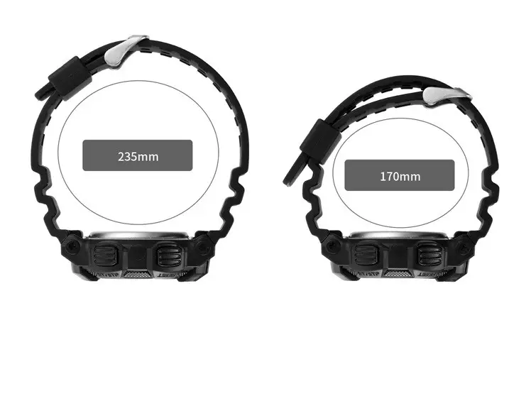 Чоловічий спортивний годинник Skmei 2153 (Чорний з білим циферблатом) Київ - фото 10