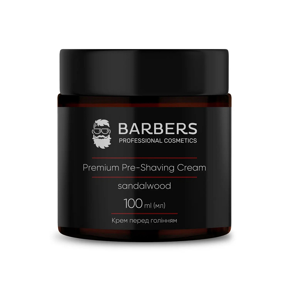 Крем перед голінням Barbers Pre-Shaving Cream Sandalwood 100 мл Київ - фото 3