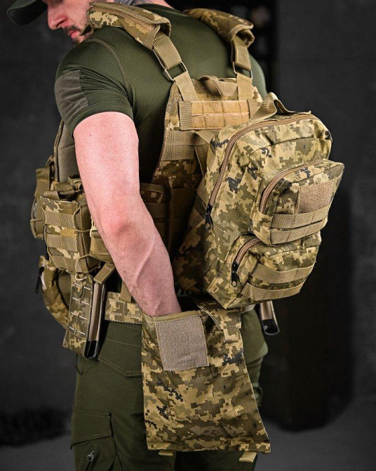 Плитоноска + РПС ATACK TIMUCHIN піксель ДЛ7139 Одеса - фото 10