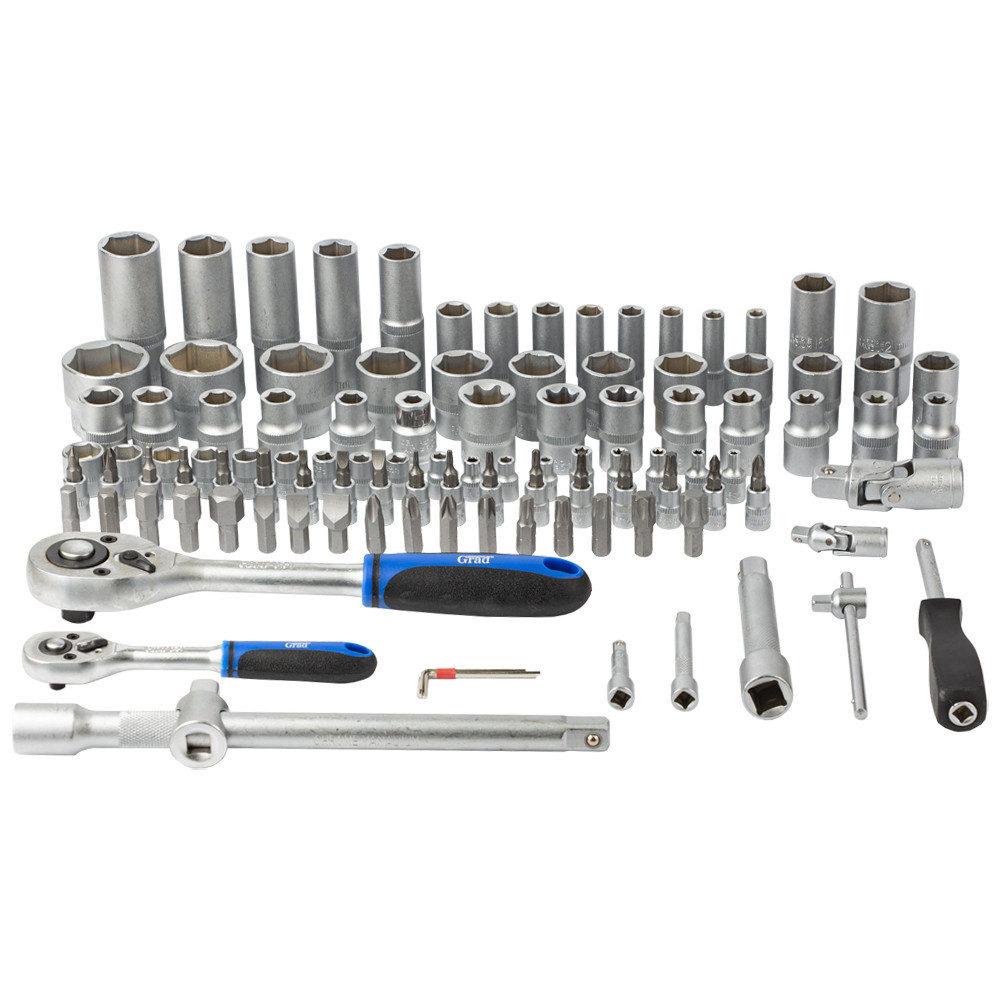 Набір насадок торцевих і біти 1/4", 1/2" 108 шт Start GRAD (6003205) Київ - фото 6