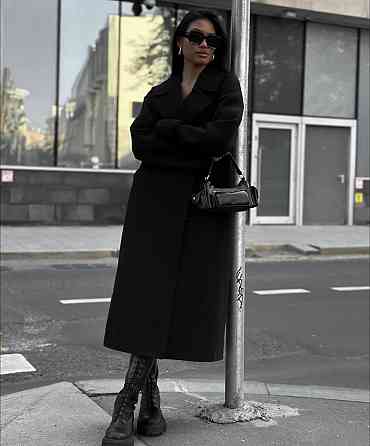 Стильное женское утепленное пальто длина макси кашемир Одесса