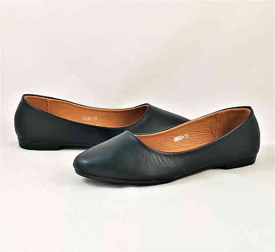 Женские Балетки Черные Мокасины Туфли (размеры: 36,37,38,39,40) - 00-13 Днепр