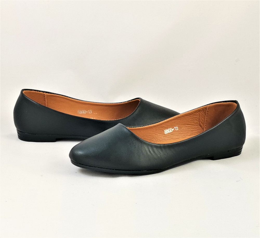 Женские Балетки Черные Мокасины Туфли (размеры: 36,37,38,39,40) - 00-13 Днепр - изображение 6