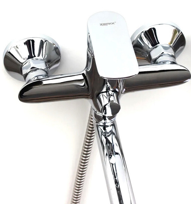 Змішувач у ванну кімнату Zerix JKC-A439 з довгим виливом і душем (ZX2925) Чернівці - фото 7