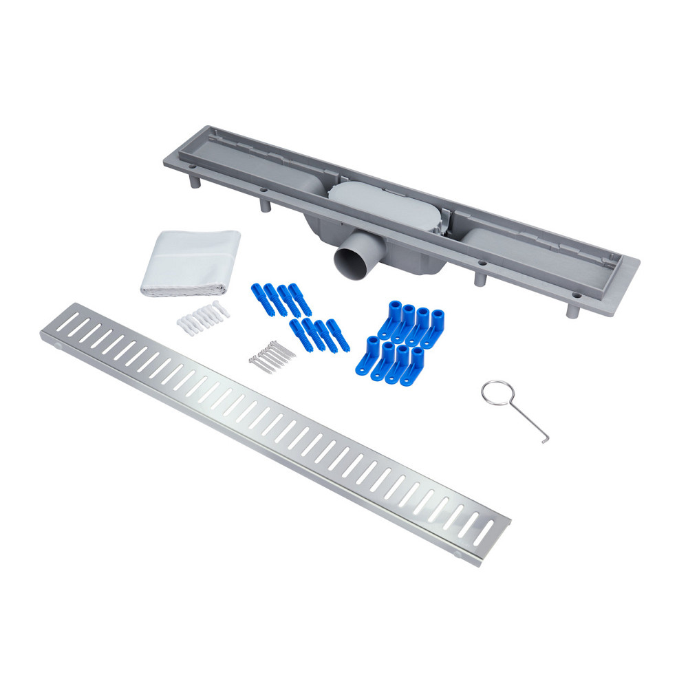 Трап Qtap Dry FA304-600 линейный с сухим затвором и нержавеющей решеткой 600х73 Киев - изображение 6