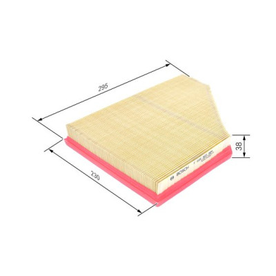 Повітряний фільтр для автомобіля Bosch F026400484 Вінниця - фото 5