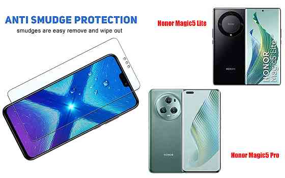 Захисне скло NeoGlass для Honor Magic5 Lite, Magic5 Pro – надпрозоре та стійке Київ