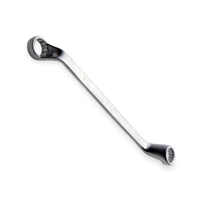 Ключ накидной изогнутый 22х24 мм CrV satine Мукачево - изображение 1