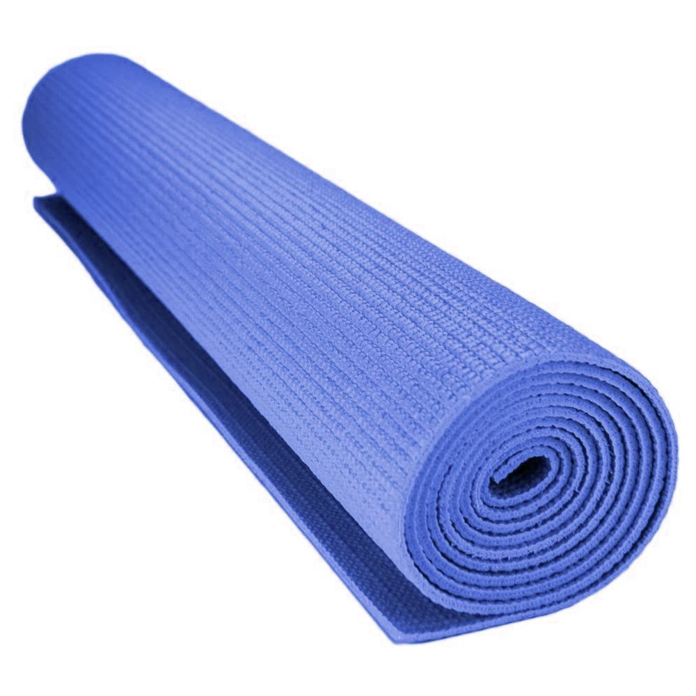 Килимок для йоги та фітнесу Power System PS-4014 PVC Fitness-Yoga Mat Blue (173x61x0.6) Кам'янське - фото 2