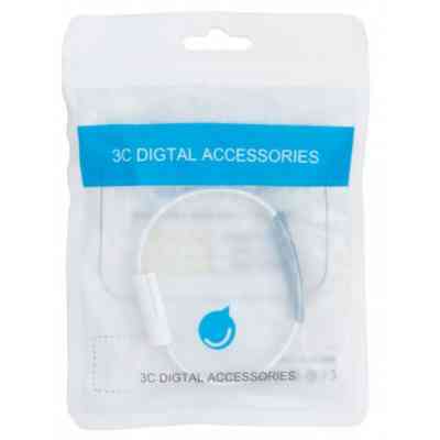 Дата кабель USB 2.0 AM to Micro 5P 0.2m браслет white Extradigital (KBU1781) Винница