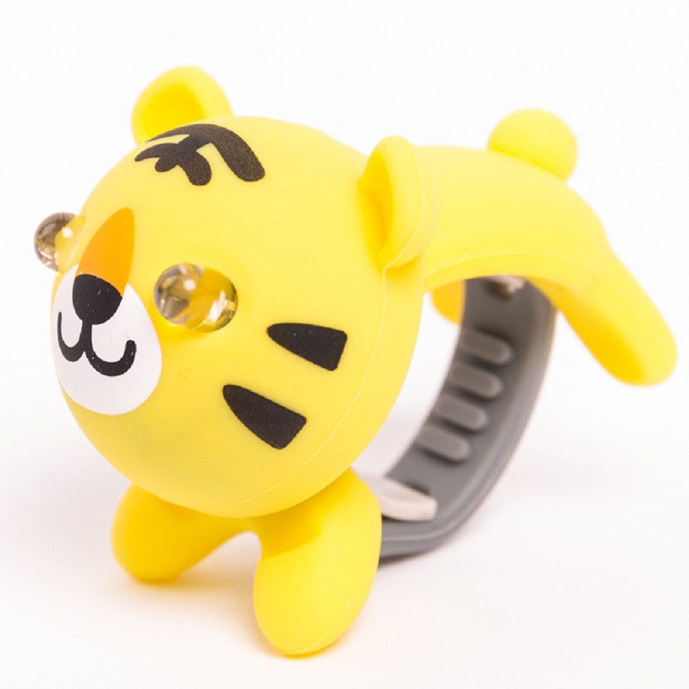 Мигалка для детского велосипеда Zoonimal Тигр, LED, на руль. Свечение: Белый Киев - изображение 3