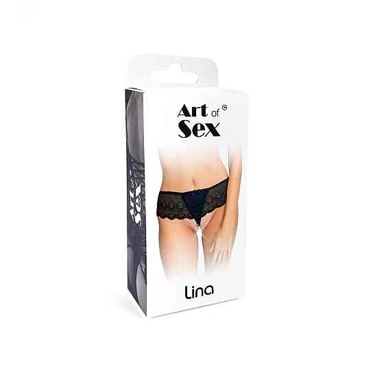 Сексуальные трусики Art of Sex - Lina с жемчугом, размер XS-M Sex Aura Киев