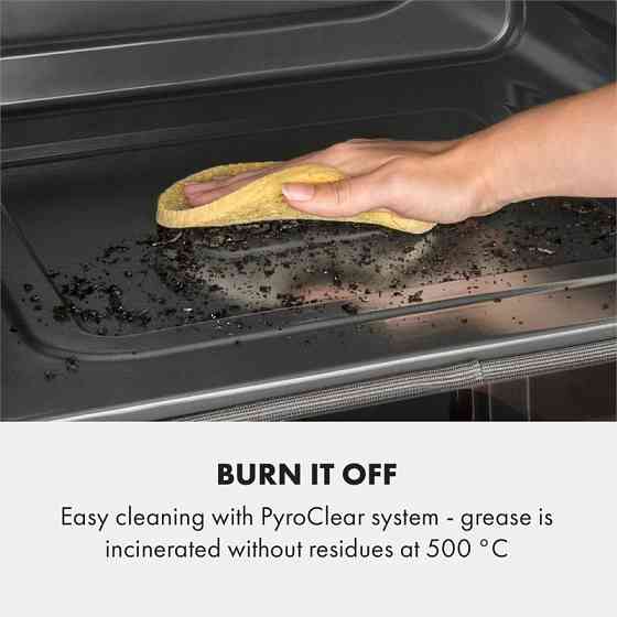 Монтажный комплект Gusteau Hektor печь + вытяжка основания 2950 Вт 64 л 530 м³/ч белая нержавеющая сталь Ровно