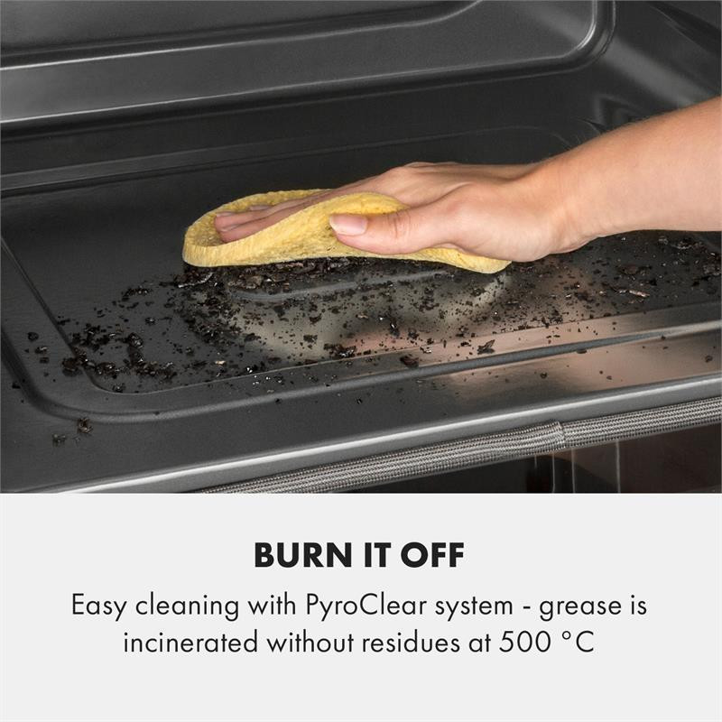 Монтажний комплект Gusteau Hektor піч + витяжка основи 2950 Вт 64 л 530 м3/год біла неіржавка сталь Рівне - фото 4