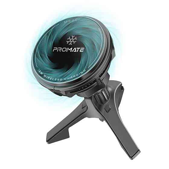 Бездротовий зарядний пристрій Promate MagChill-Ga MagSafe Black (magchill-ga) ( Чорний ) Харків