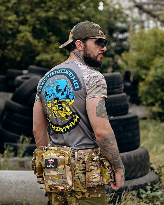 Тактическая потоотводящая футболка oblivion не ухилянт ВТ1028 Одесса - изображение 5