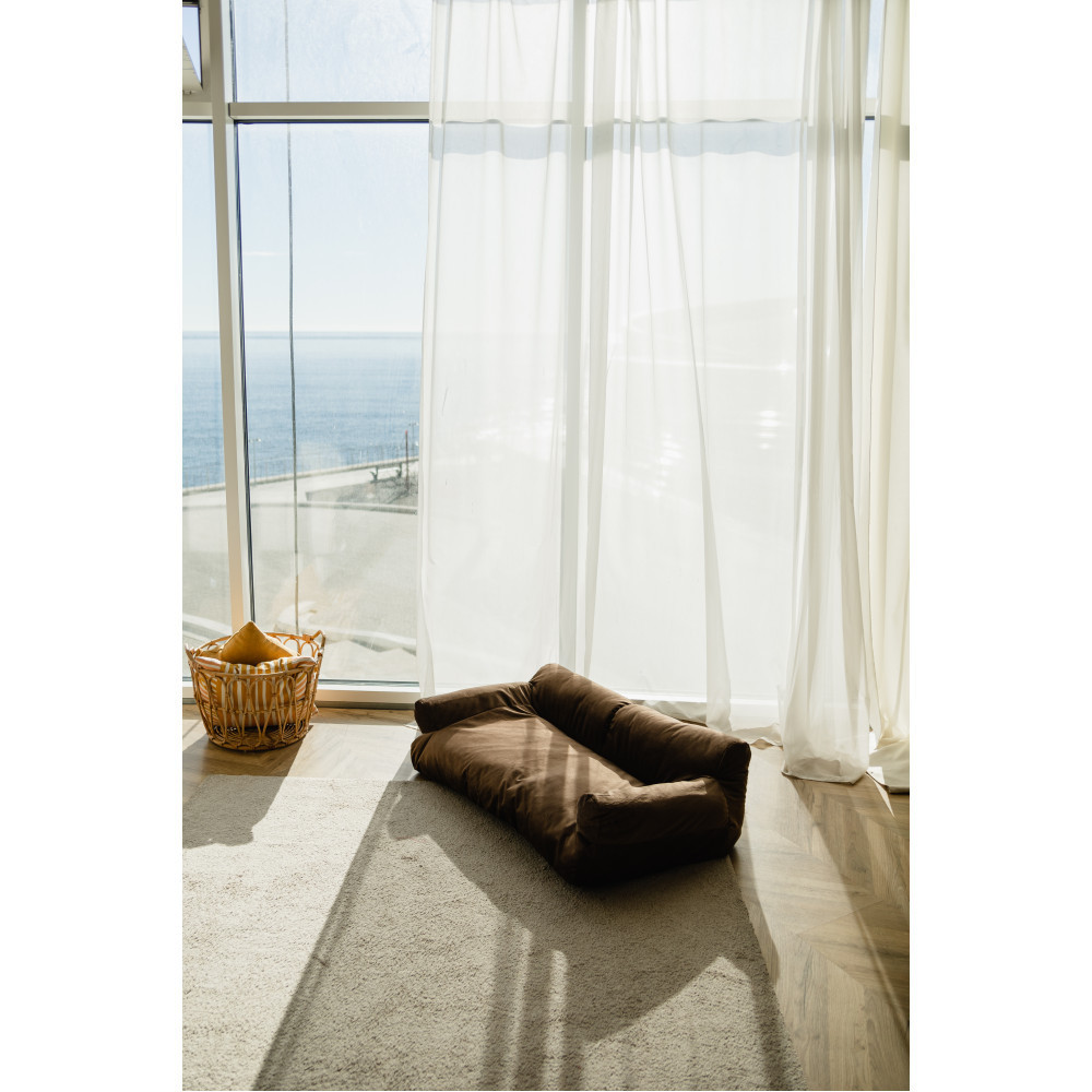 Велюровый диванчик для собак и котов Incor коричневый 10073 M (66х37х33) Киев - изображение 6