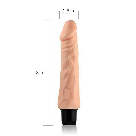 Вібромасажер 8'' REAL FEEL Sex Aura Київ