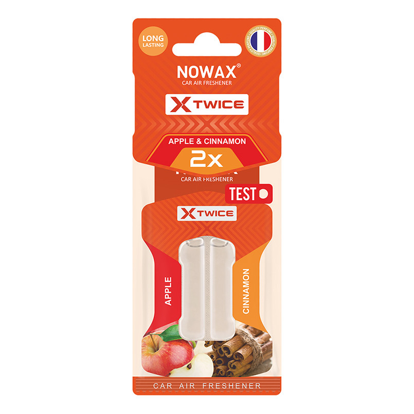 Ароматизатор з подвійною капсулою Nowax X Twice - Apple & Cinnamon Львів - фото 1
