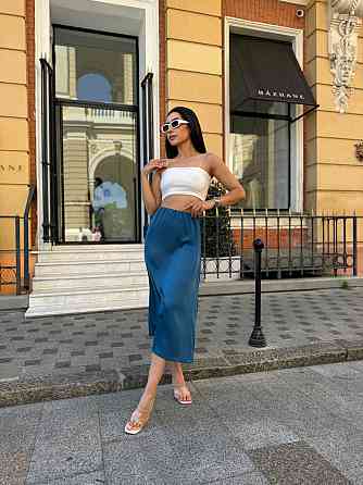 Жіноча шовкова спідниця Silk 42-44, Морська хвиля Київ