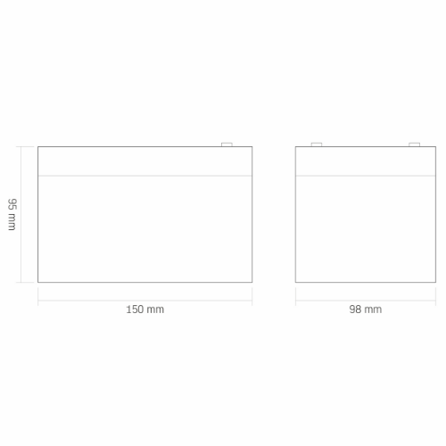 Акумулятор 12 V 12 V 12 Ah свинцево-кислотна Videx Житомир - фото 2