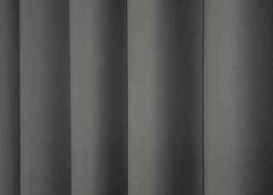 Комплект коротких штор VR-Textil Блэкаут Midnight № 1671ш Серый 140х170 см 2 шт (35-0333) Киев