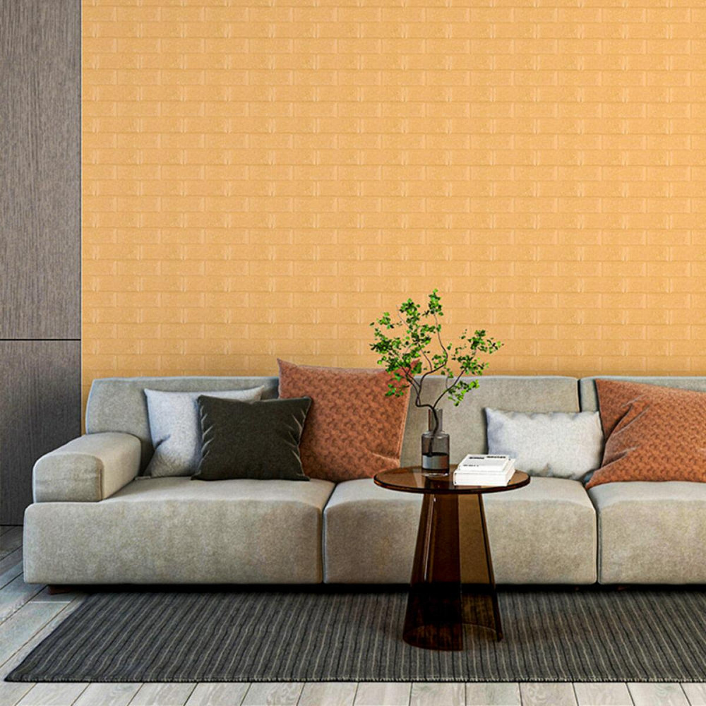 3D панель самоклеющаяся 700x770x5мм кирпич Желто-песочный (009-5) SW-00000028 Киев - изображение 10