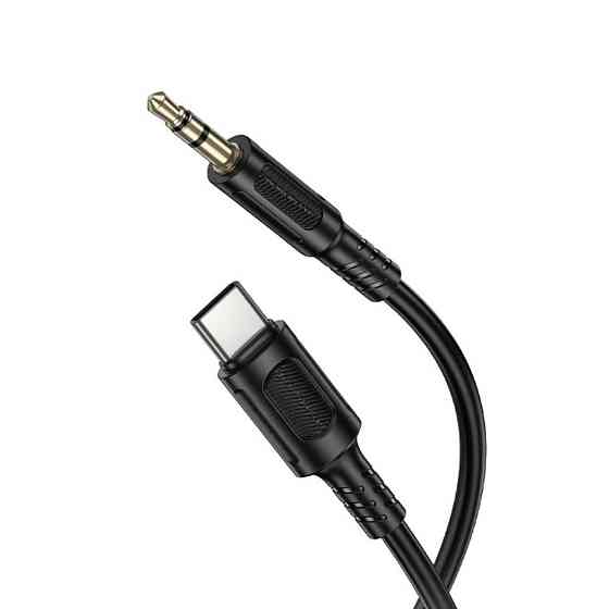 Аудіокабель BOROFONE BL25B Nice digital audio conversion cable Type-C Black Одеса