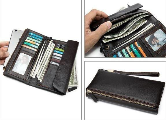 Клатч унисекс Коричневый (Vintage) Киев - изображение 4