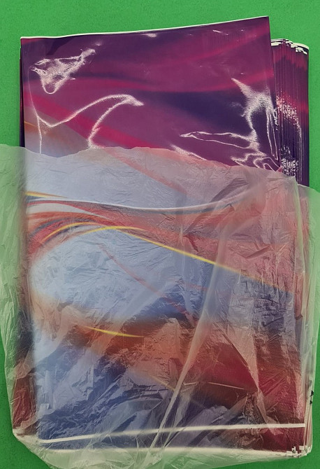 Пакет с прорезной ручкой, ламинированный 