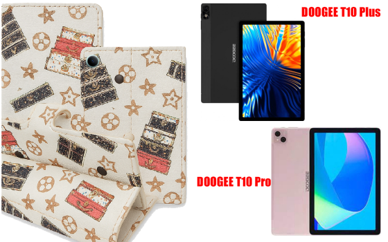 Книга-трансформер для планшета Doogee T10 Plus, T10 Pro, цвет Black Lyi White Киев