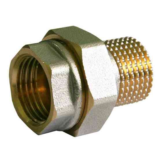 Сгон-американка 1'' прямой, никель. Харьков