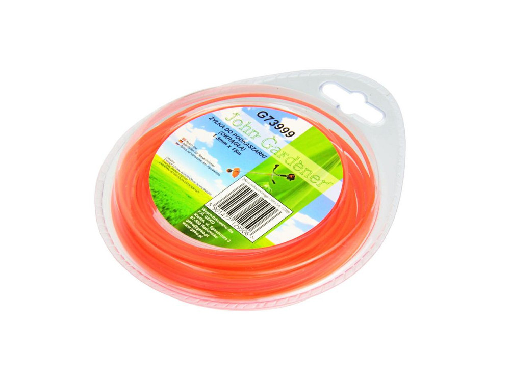 Жилка косарки "JohnGardener" кругла 15м 1,3мм Київ - фото 3