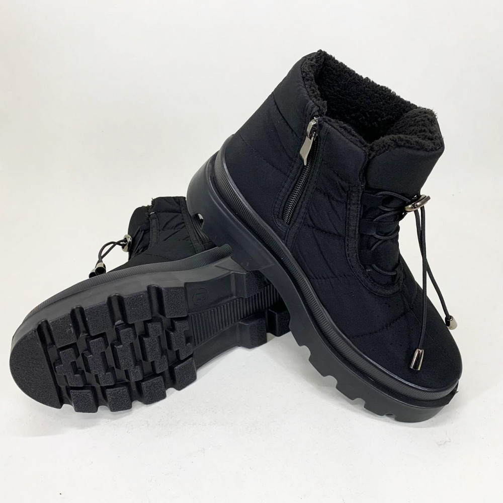 Демісезонне жіноче взуття 40р 25см, Утеплені черевики жіноче взуття, Черевики жіночі утеплені флісом SL-85 Львів - фото 1